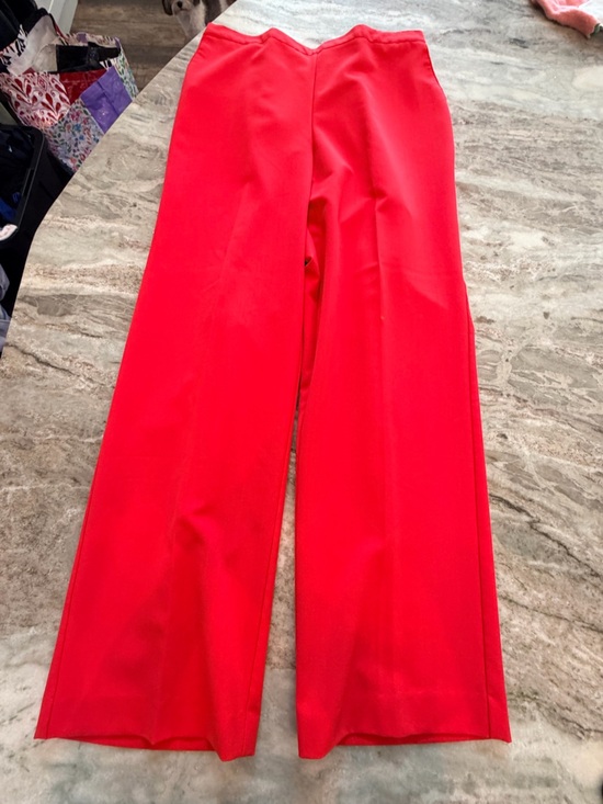 Alfred Dunner Pants - Alfred Dunner Size 16 Red Pull On Career Pants Straight Leg Stretch Dress Slacks